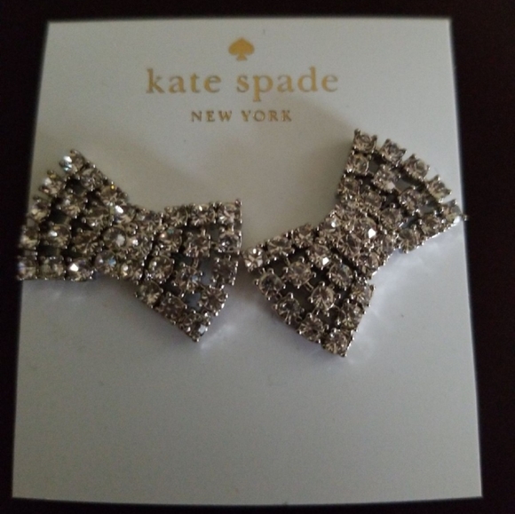 Kate Spade New York Crystal Bow Necklace & Earrings Set - Picture 5 of 8